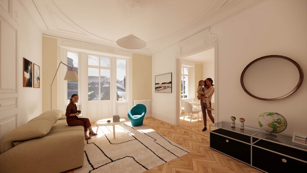 Réhabilitation de logements dans la Neustadt